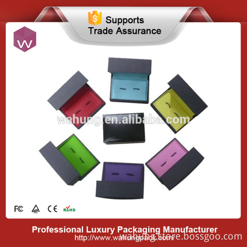 Hottest cheap fancy cufflink boxes with logo (WH-0290)